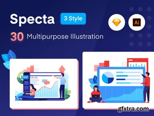 Specta - 30 Digital Illustration Ui8.net