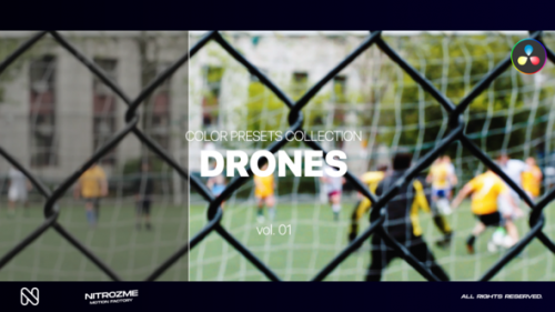 Videohive - Drones LUT Collection Vol. 01 for DaVinci Resolve - 47700614 - 47700614