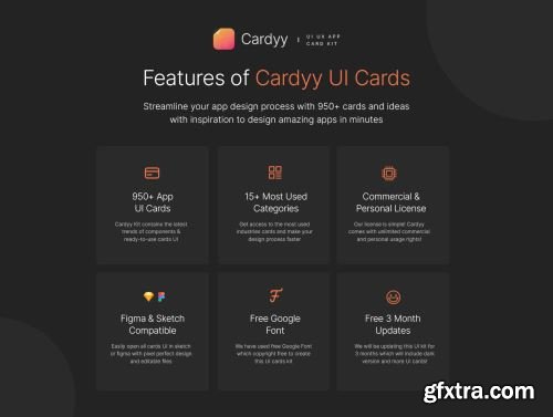 Cardyy - 950+ App UI Cards Kit Ui8.net