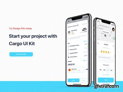Cargo - Car Booking & Sharing App Ui8.net