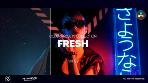 Videohive - Fresh LUT Collection Vol. 02 for DaVinci Resolve - 47700623 - 47700623