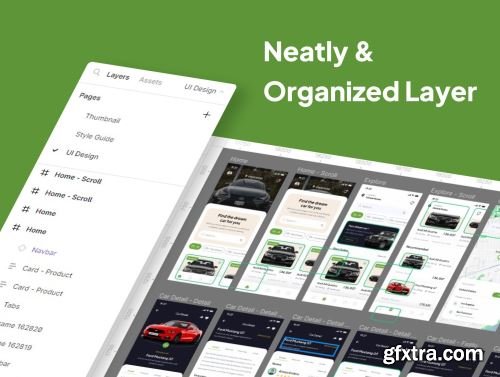 Carsel - Car Marketplace App UI Kits Ui8.net