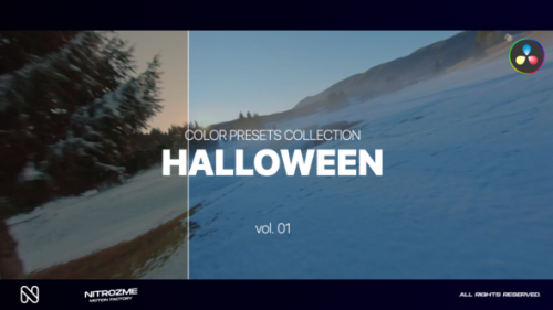 Videohive - Halloween LUT Collection Vol. 01 for DaVinci Resolve - 47700638 - 47700638