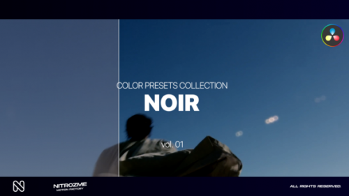 Videohive - Noir LUT Collection Vol. 01 for DaVinci Resolve - 47700651 - 47700651