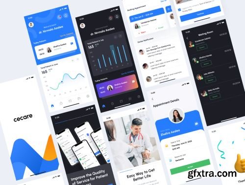 Cecare Clinic Application for Doctor Ui8.net