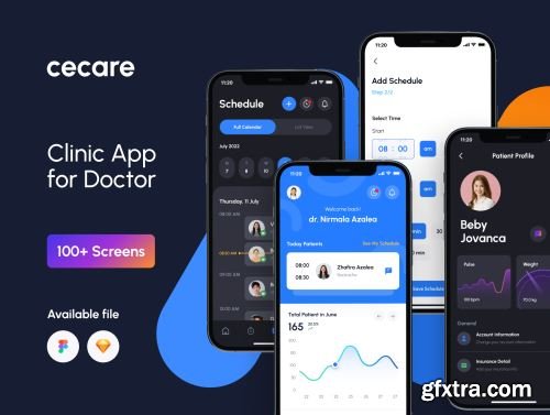 Cecare Clinic Application for Doctor Ui8.net