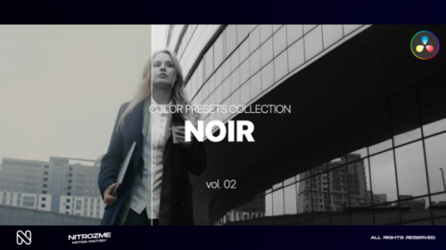 Videohive - Noir LUT Collection Vol. 02 for DaVinci Resolve - 47700654 - 47700654