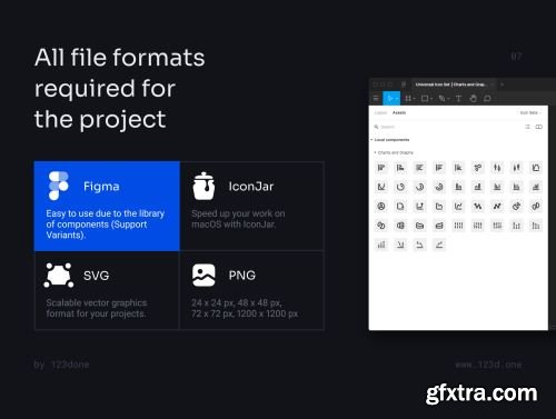 Charts and Graphs Icon Set Ui8.net