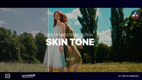 Videohive - Skin LUT Collection Vol. 01 for DaVinci Resolve - 47700657 - 47700657