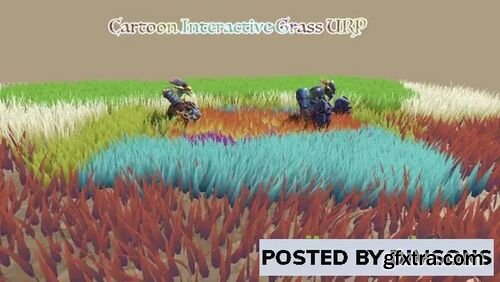 Unity Shaders Cartoon Interactive Grass URP v1.1.1