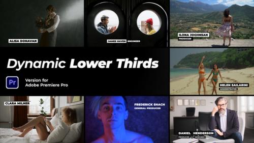 Videohive - Dynamic Lower Thirds | MOGRT - 46886813 - 46886813