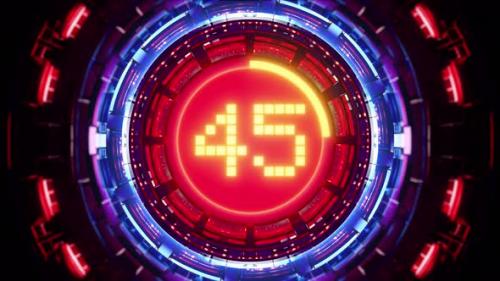 Videohive - Futuristic Countdown 4k - 47598980 - 47598980