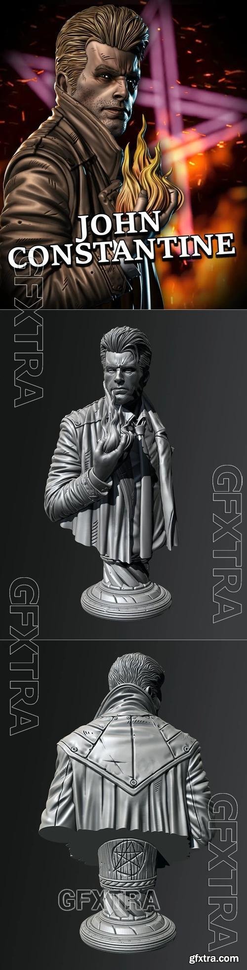 Eastman - Constantine Bust &ndash; 3D Print Model