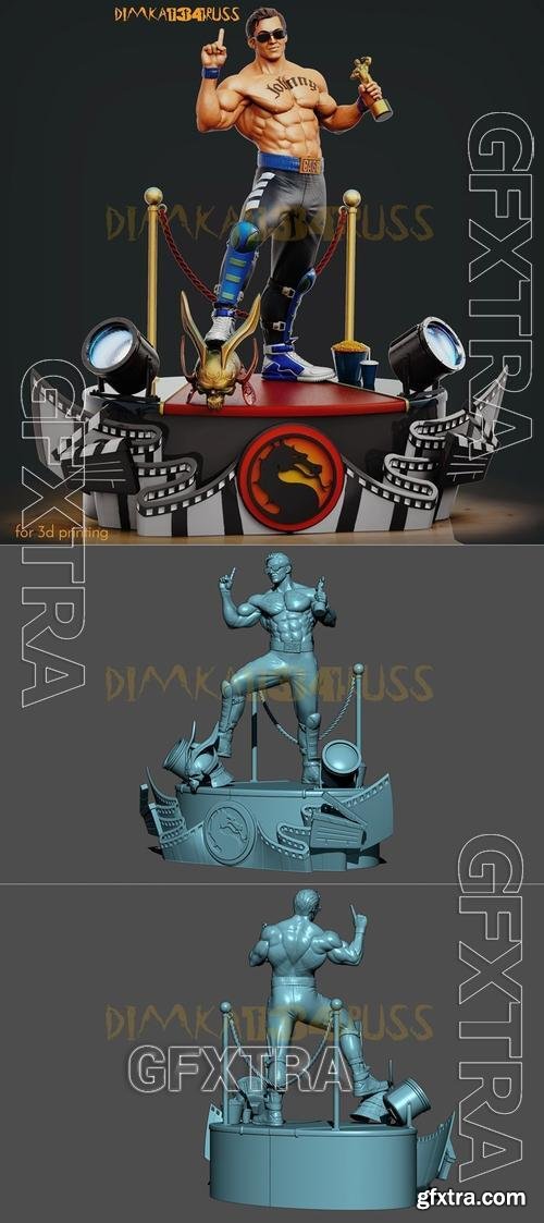 Johnny Cage Mortal Kombat &ndash; 3D Print Model