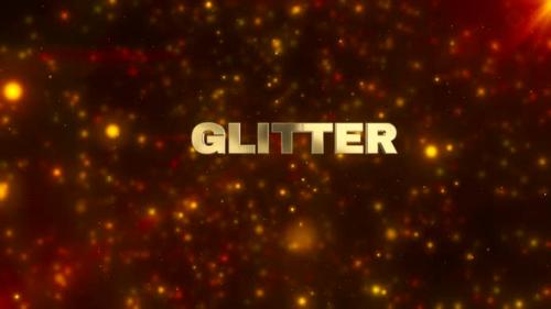 Videohive - Glitter Golden Festive Text Background - 47600882 - 47600882