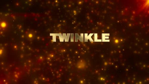 Videohive - Twinkle Golden Festive Text Background - 47600886 - 47600886
