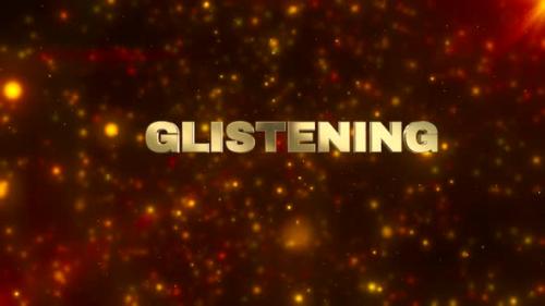 Videohive - Glistening Golden Festive Text Background - 47600888 - 47600888