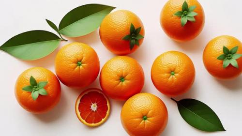 Videohive - Juicy citrus fruits created with the help of artificial intelligence. 004 - 47610226 - 47610226