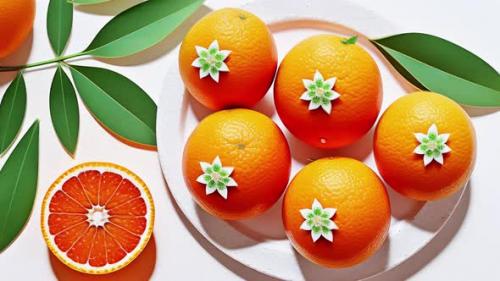 Videohive - Juicy citrus fruits created with the help of artificial intelligence. 009 - 47610290 - 47610290