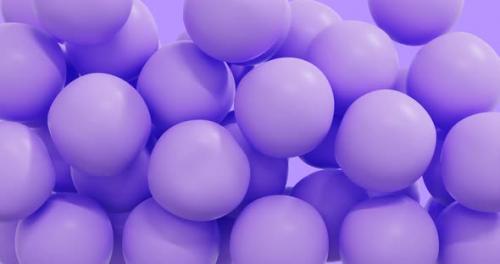 Videohive - 3d Purple Color Ball - 47610331 - 47610331