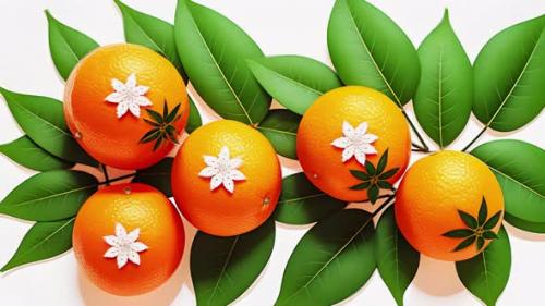 Videohive - Juicy citrus fruits created with the help of artificial intelligence. 002 - 47610385 - 47610385