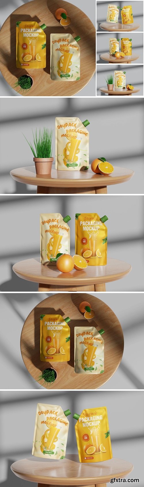 Doypack Packaging Mockup YBA3MHT