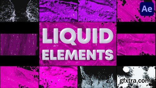 Videohive Liquid Elements for After Effects 47704514