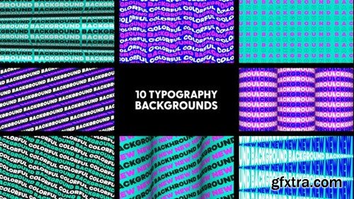 Videohive Typography Backgrounds 47709886