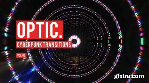 Videohive Cyberpunk Optic Transitions Vol. 02 47700522