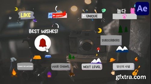 Videohive Cartoon Cute Subscribers for After Effects 47657764