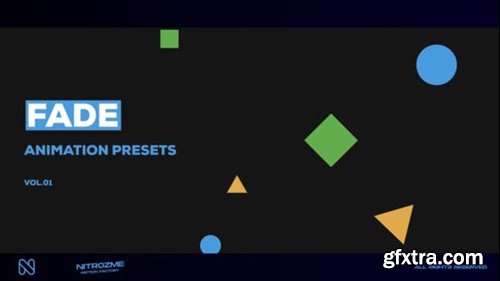 Videohive Fade Motion Presets Vol. 01 47667776