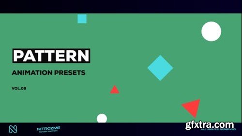 Videohive Pattern Motion Presets Vol. 09 47667945