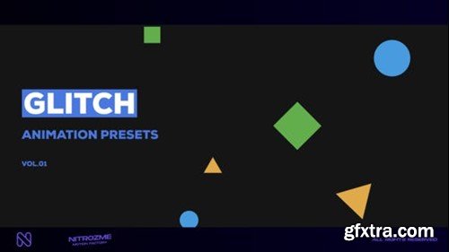 Videohive Glitch Motion Presets Vol. 01 47667793