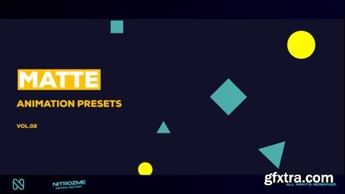 Videohive Matte Motion Presets Vol. 02 47667836