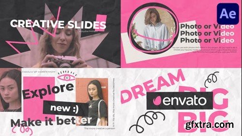 Videohive Paper Creative Slideshow for After Effects 47639680