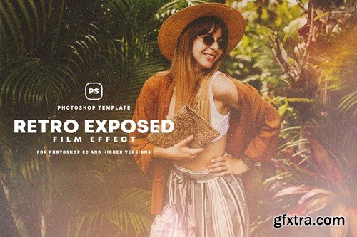 Retro Exposed Film Effect 3B68C3Q