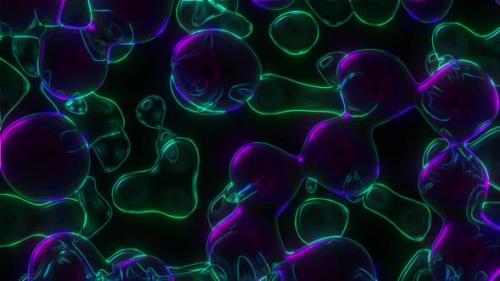 Videohive - Green & Blue Mellecular Liquid Blobs - 47615719 - 47615719