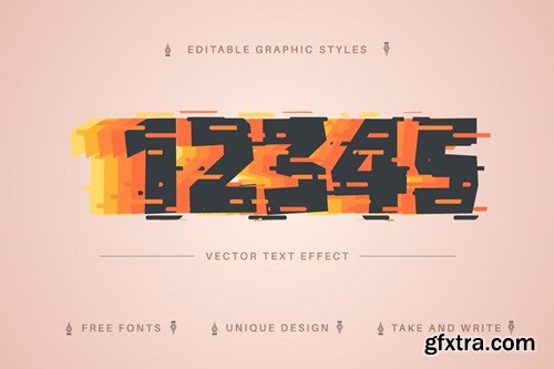 Speed - Editable Text Effect, Font Style 4UUU45K