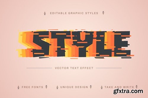 Speed - Editable Text Effect, Font Style 4UUU45K