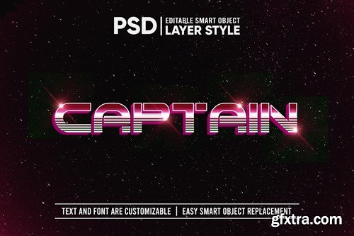 Captain Text Effect 3SZMFT8