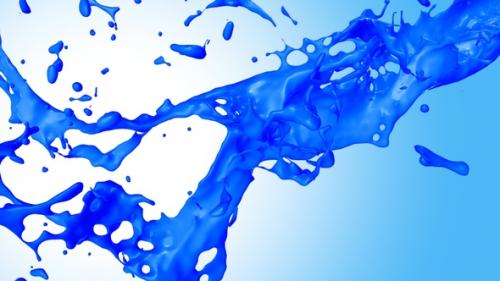 Videohive - Blue Paint Splash V2 - 47620033 - 47620033