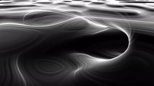 Videohive - Black and White Liquid Fluid Texture Shape Material Background - 47620053 - 47620053