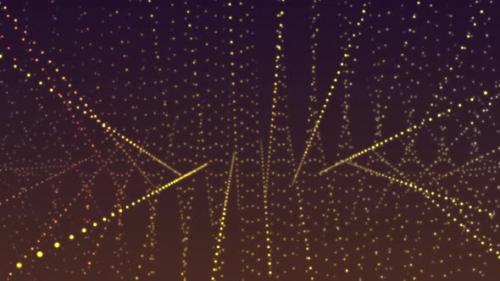 Videohive - Golden Glowing Lights Lines Animation - 47621001 - 47621001