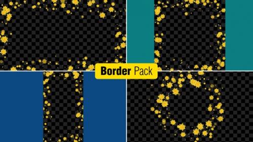Videohive - Flowers Border Pack V6 - 47621375 - 47621375