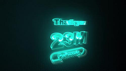 Videohive - 23M Followers Celebration - 47621385 - 47621385