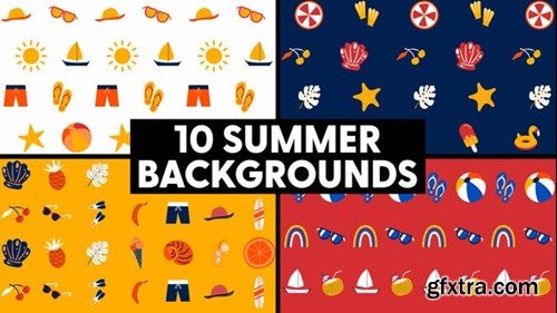 Videohive Summer Backgrounds 47709662