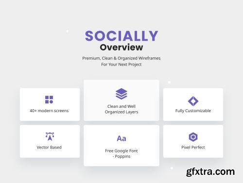 Socially - Social Media App UI Kit Ui8.net