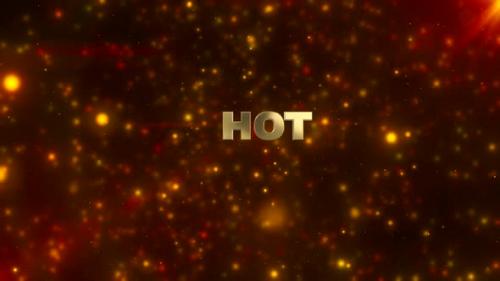 Videohive - Hot Golden Festive Text Background - 47639828 - 47639828