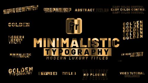 Videohive - Golden Titles - 47660372 - 47660372