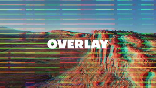 Videohive - Glitch Overlay Transitions - 47674841 - 47674841